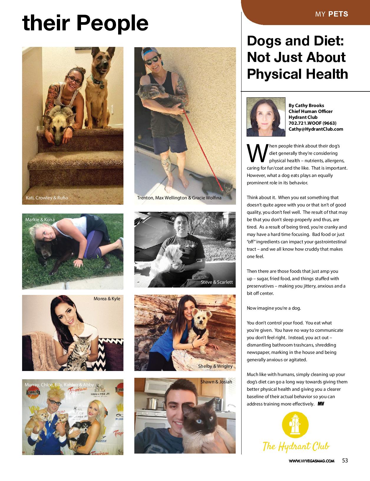 Dogs and Diet: Not Just About Physical Health