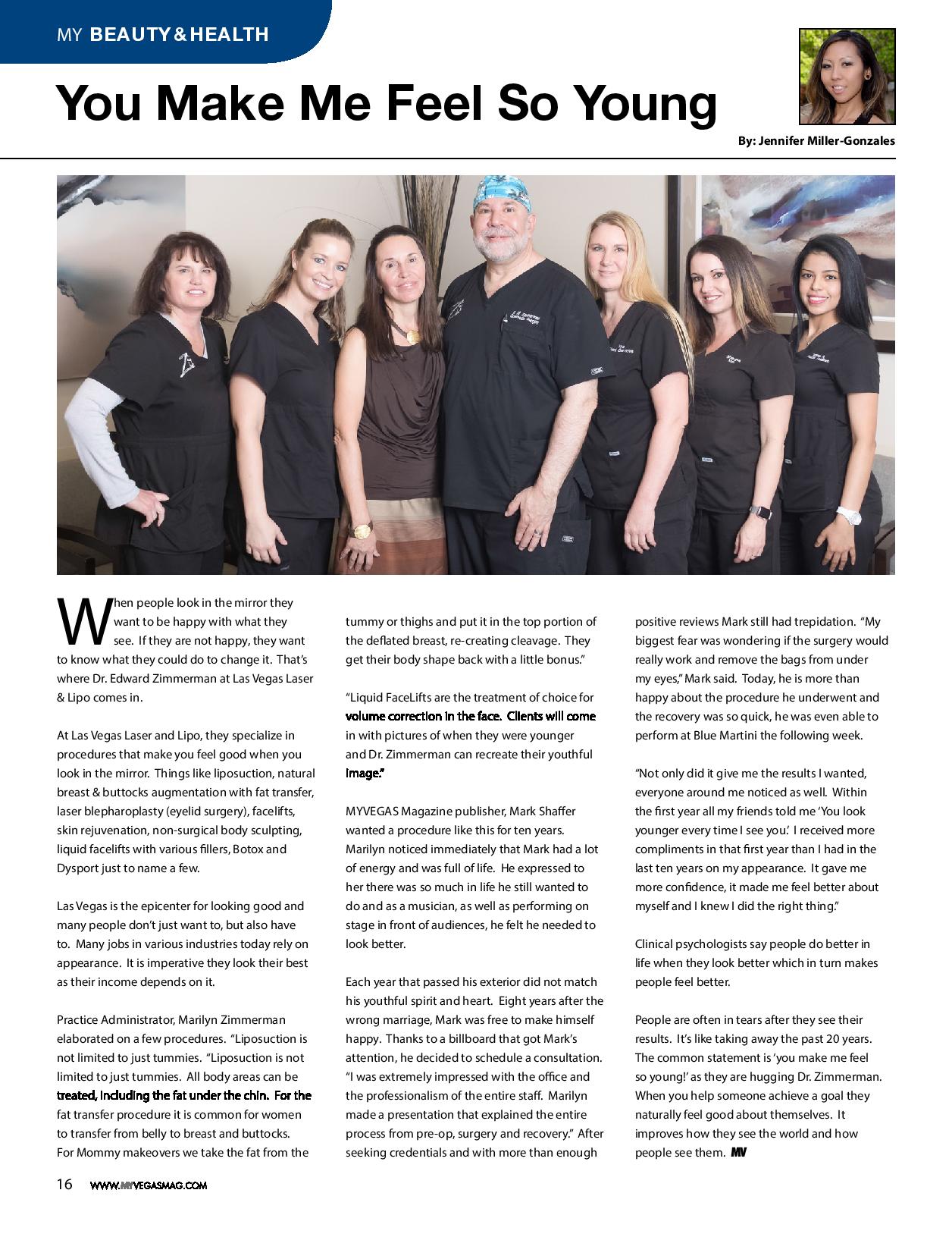 You Make Me Feel So Young