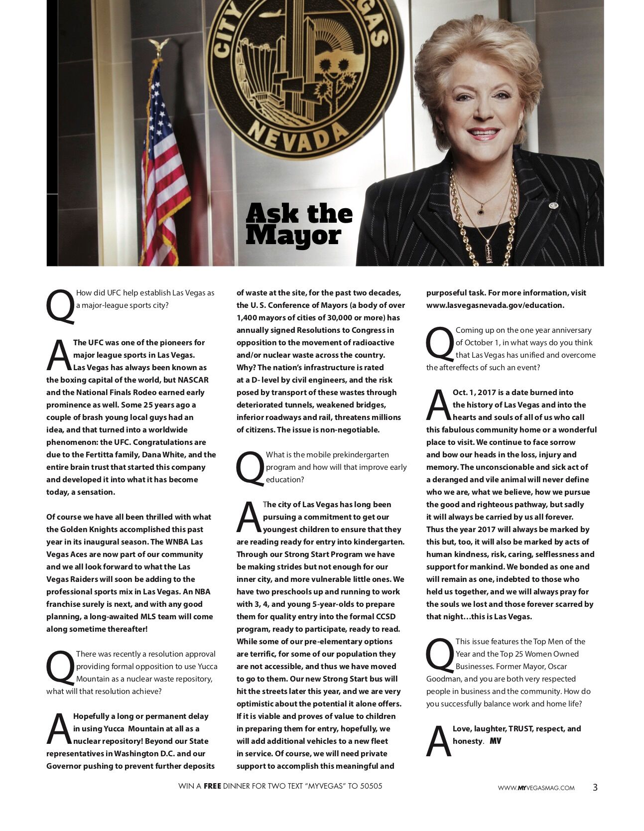 Ask the Mayor – Fall 18